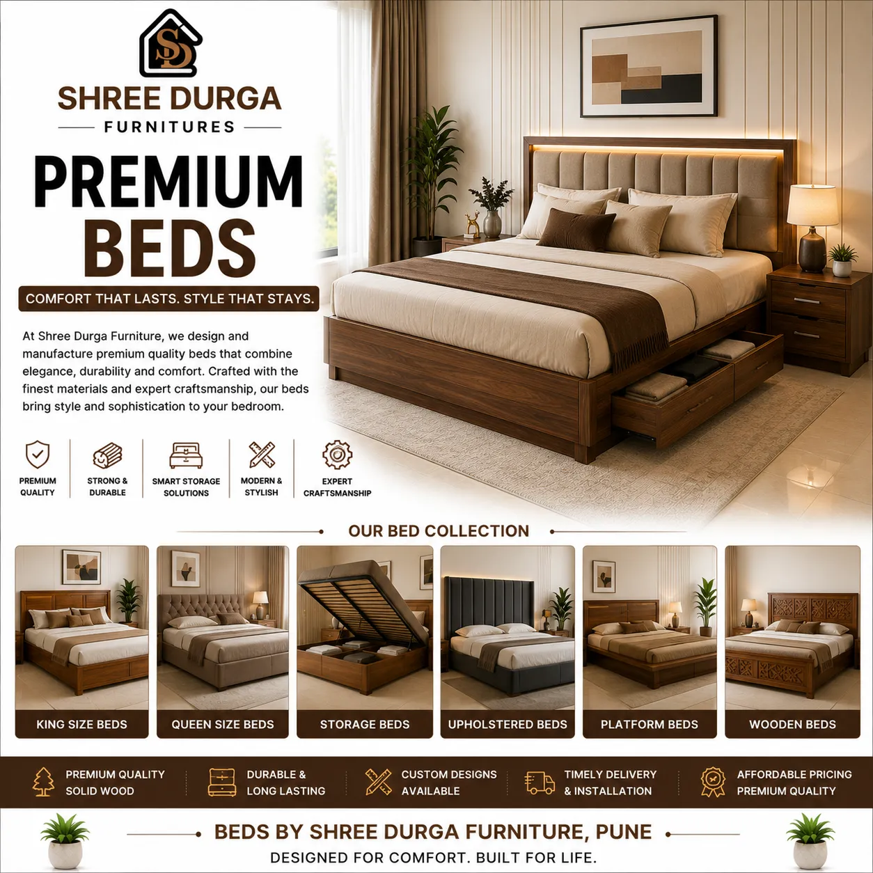 Bed Manufacturer in Wagholi