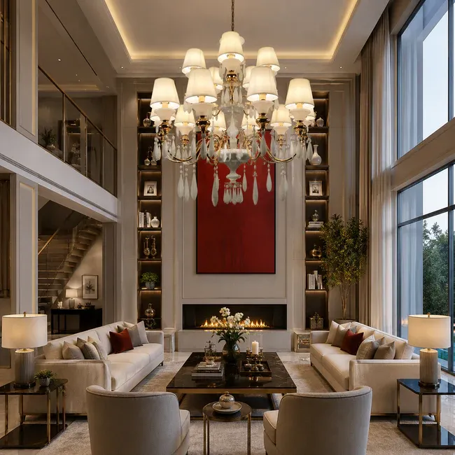 Elevate Your Living Room with a Timeless Luxury Chandelier