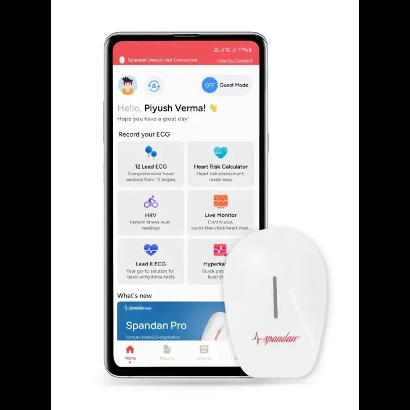 Sunfox Spandan Pro – 12-Lead Portable ECG Machine for Doctors Supplier In Pune