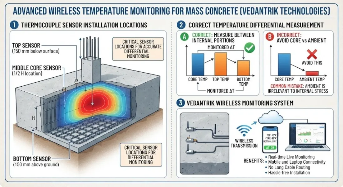 How to Control Temperature Gradient in Mass Concrete