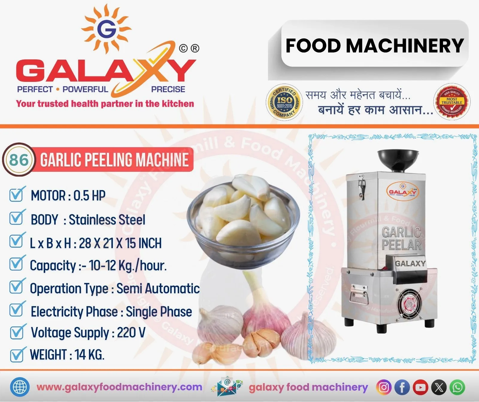 Heavy Duty Garlic Peeler Machine | Premium Commercial Garlic Processing Machine