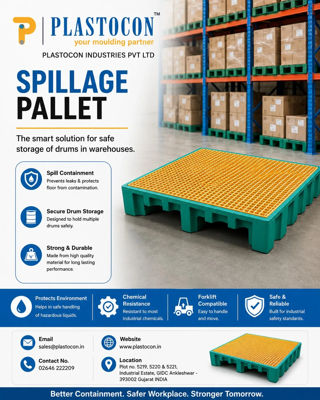 Plastocon Spillage Pallet