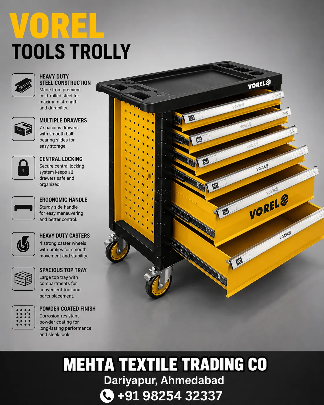 Tools Trolly (Without Tools)