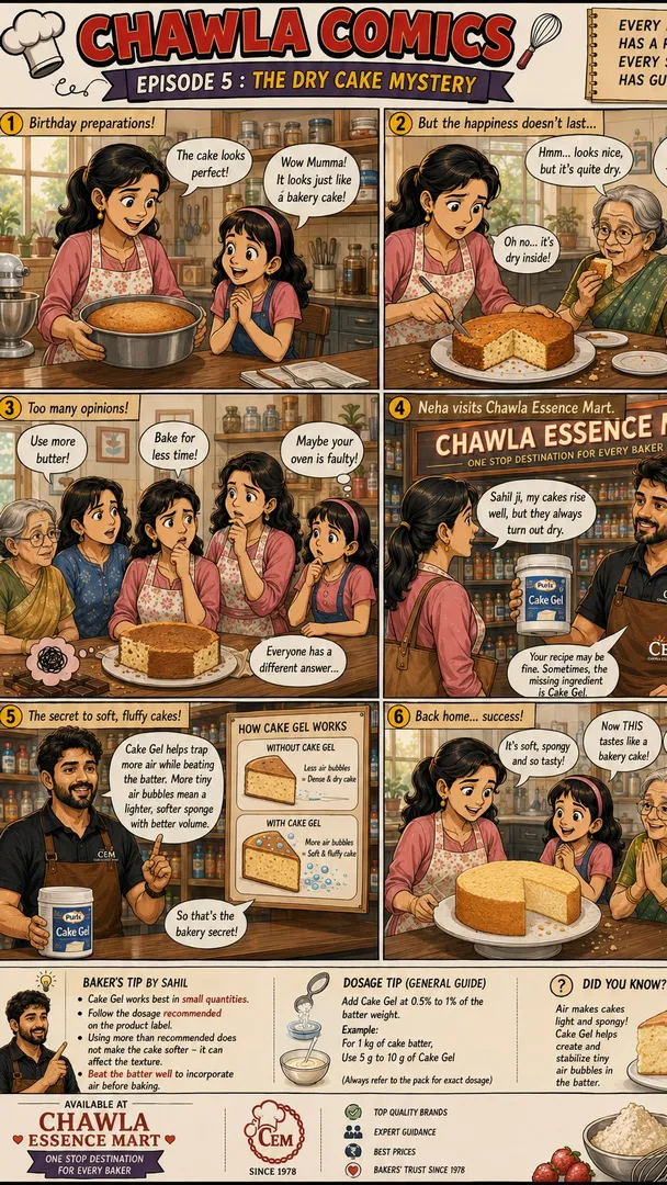 chawla comics episode 5: The Dry Cake Mystery