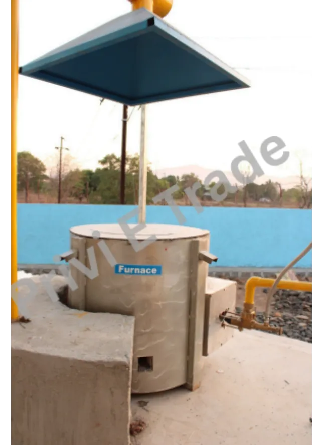 Furnace (Copper and Aluminum) in Uttar Pradesh, Ghaziabad, Supporting Metal Recovery Operations