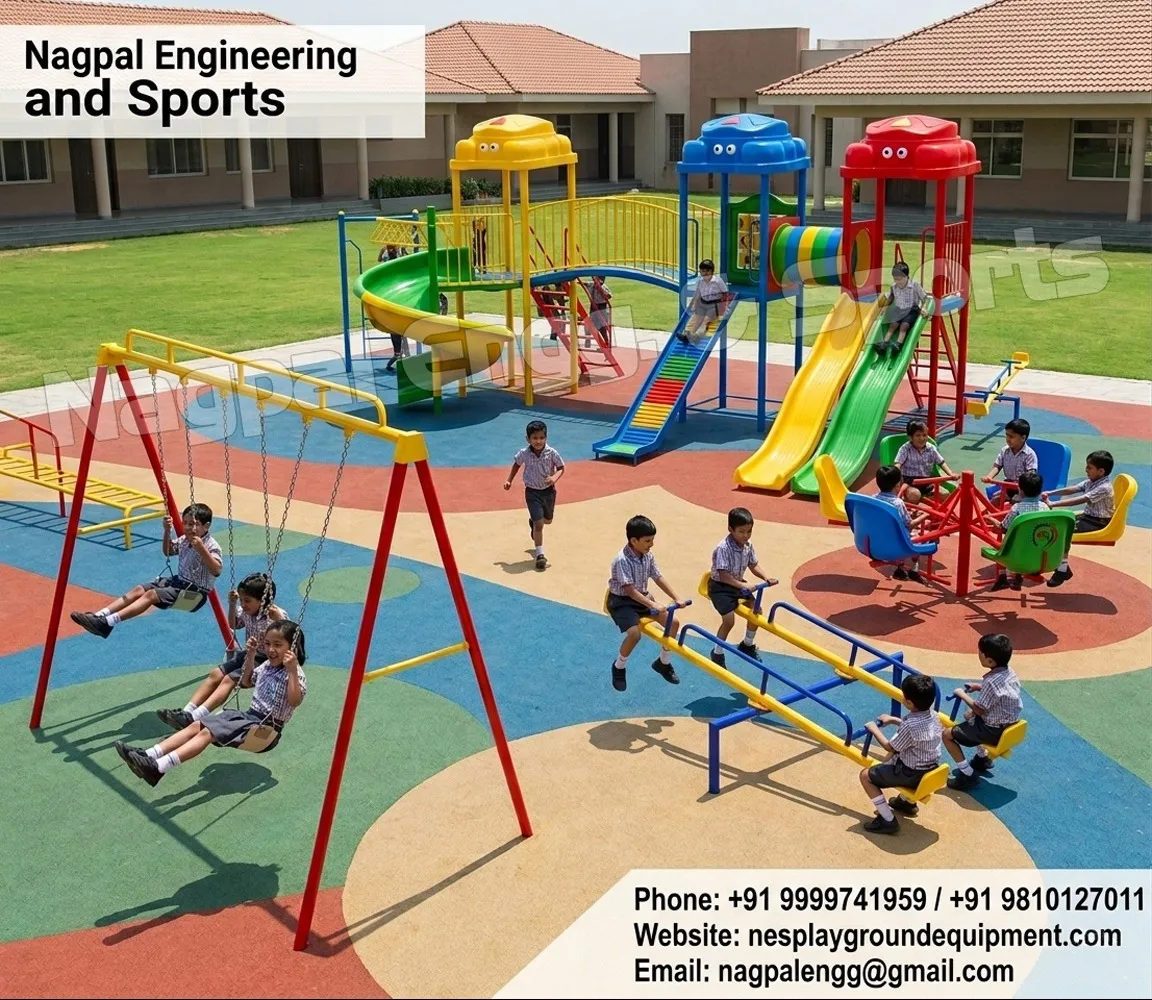 Best Playground Equipment Manufacturer in Delhi Providing Complete Children's Play Systems and All