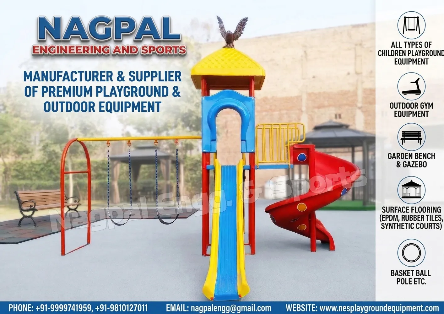 Build the Perfect Playground in Palwal with Premium Swings, Slides and Seesaws with Multiplay System