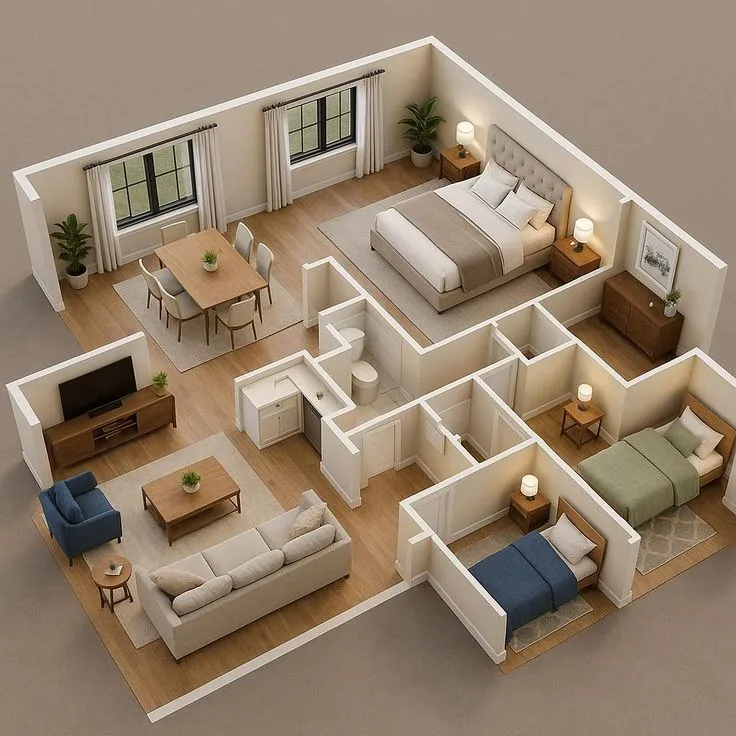 3BHK House Planning in Nagpur