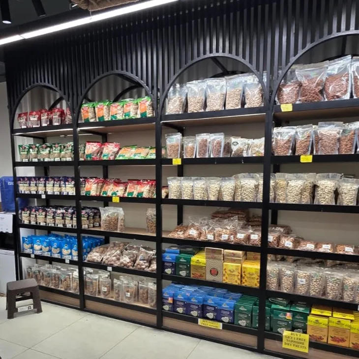 Supermarket Designer Wall Rack In MS