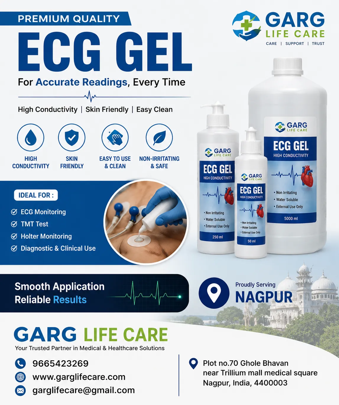 ECG Gel in Nagpur – Garg Life Care