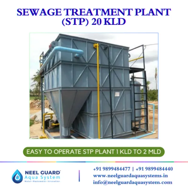 Sewage Treatment Plant 20 KLD in Delhi