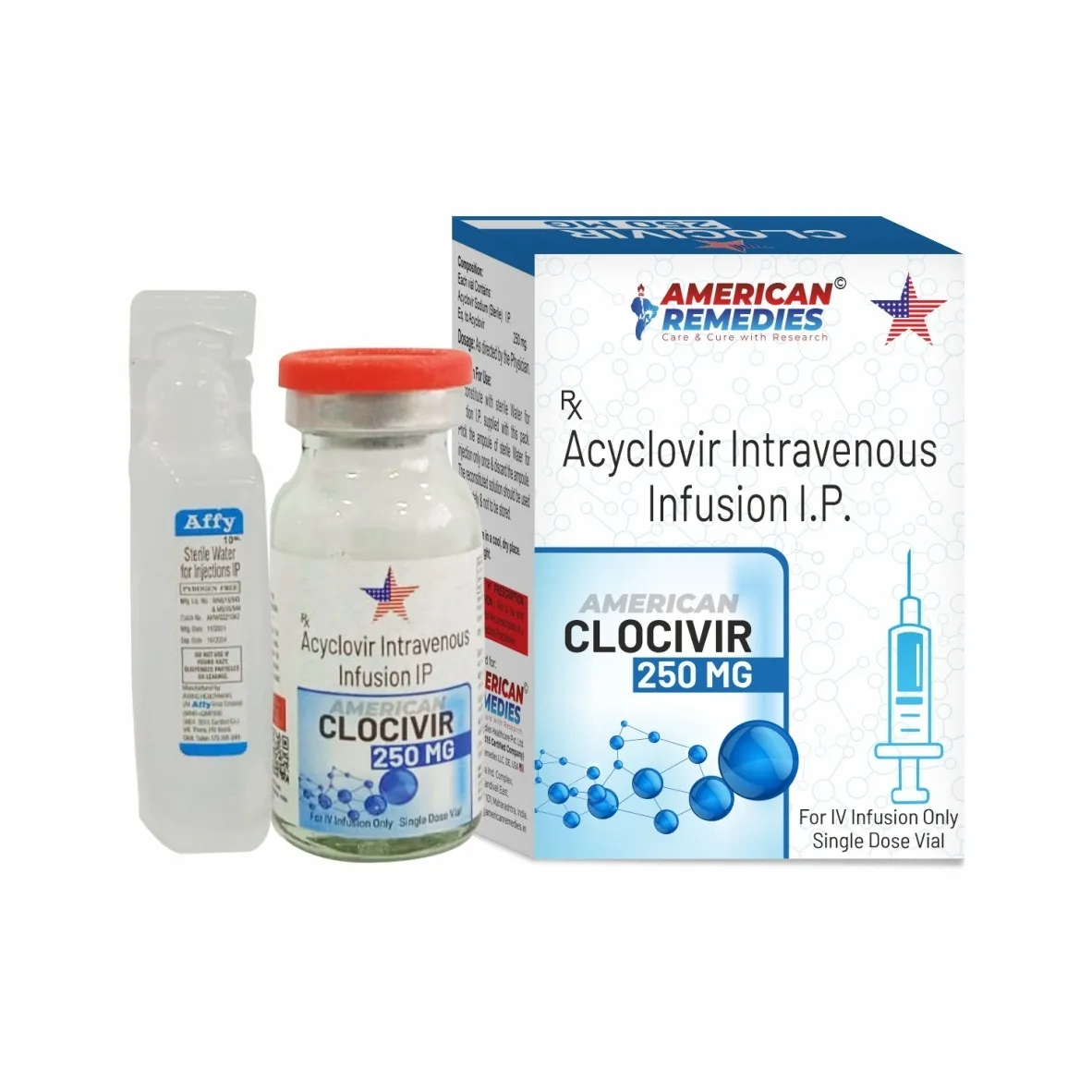 Clocivir 250 Injection Exporter to Washington, USA, Zimbabwe, New zealand |City Drug Exporters INDIA