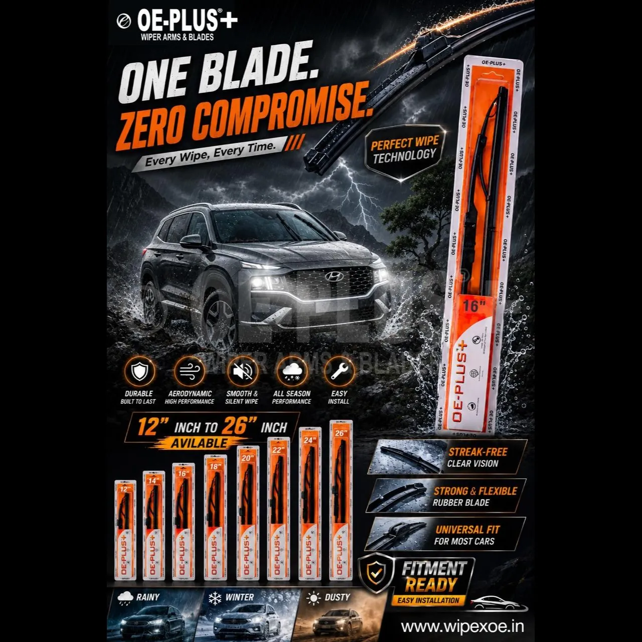 Car Wiper Blades Manufacturer in India | Premium Wiper Blades | Wipex Industries