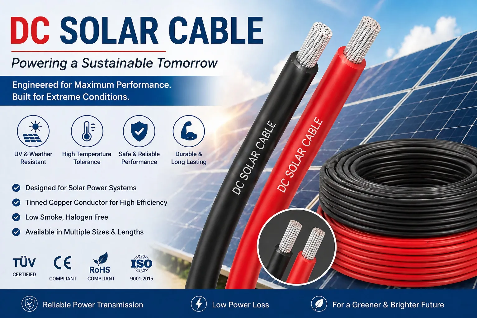 DC Solar Cable vs Standard Electrical Cable: What Makes Them Different?