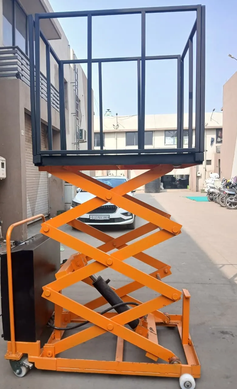 Battery Operated Scissor Lift Table