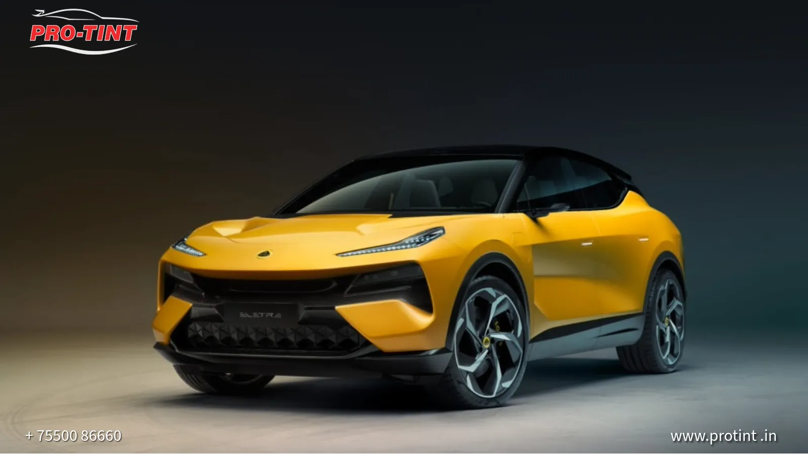 HIGH QUALITY SUNFILM,ACCESSORIES,PPF,COATING FR LOTUS ELETRE AT COIMBTORE PROTINT