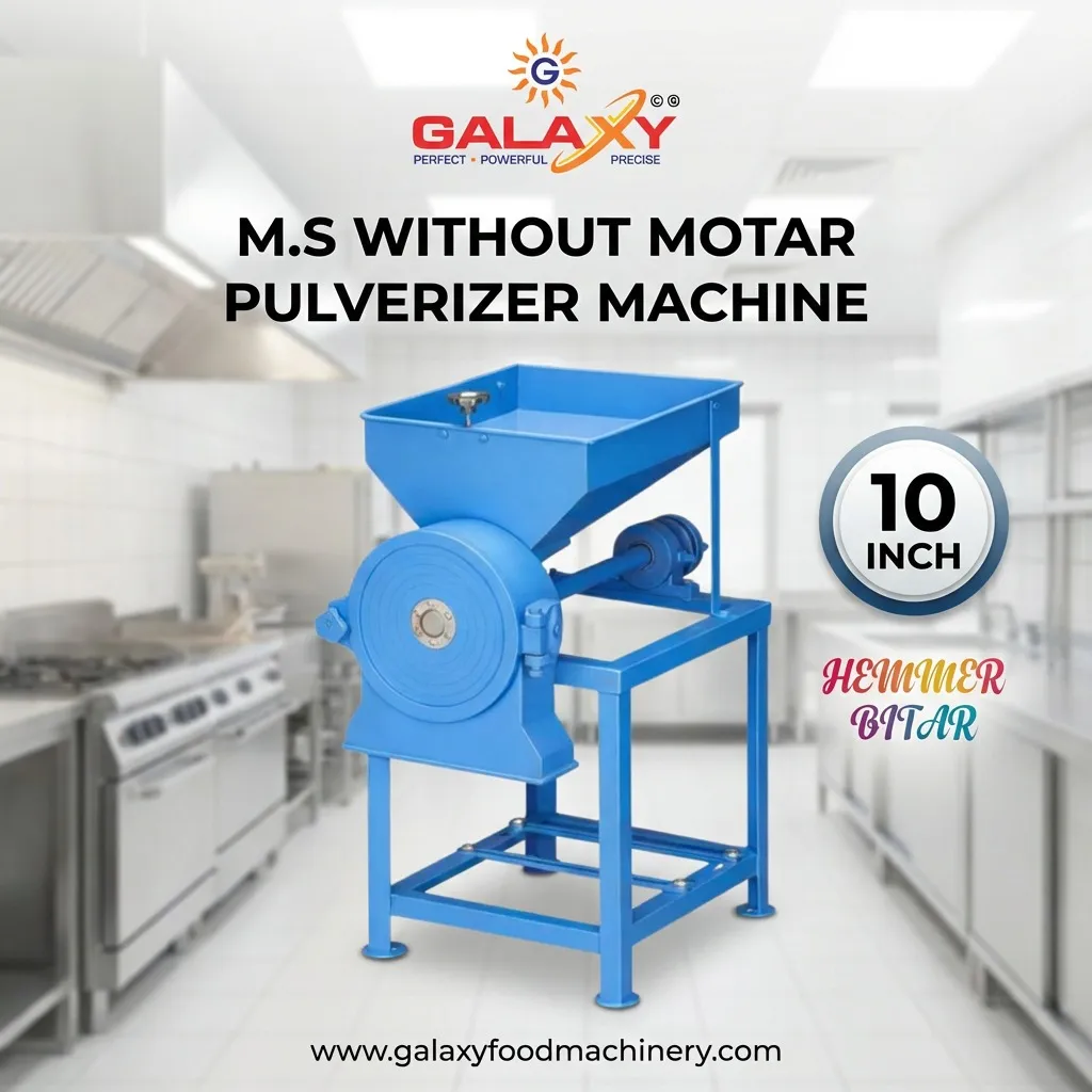 10 HP Premium Pulverizer Manufacturer | Heavy Duty Industrial Pulverizer | Galaxy Food Machinery