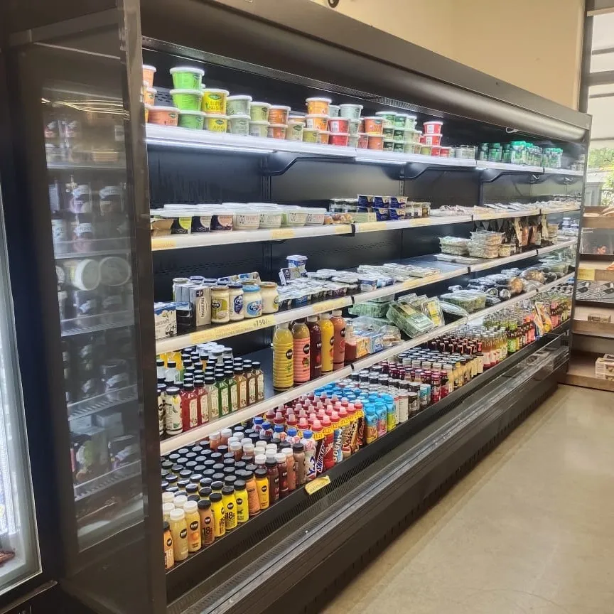 Supermarket Plugin Open Chiller For Fruits And Vegetable