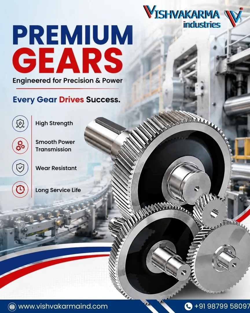 Top 5 Premium Gears Manufacturer in Ahmedabad | Vishvakarma Industries