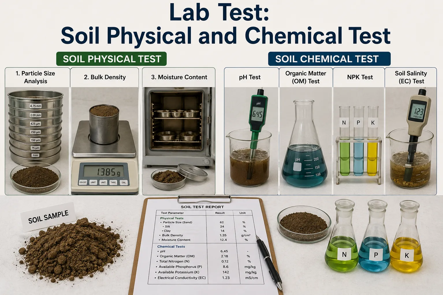 Lab Test: Soil Physical and Chemical Test in Nagpur for Smarter Site Development Planning