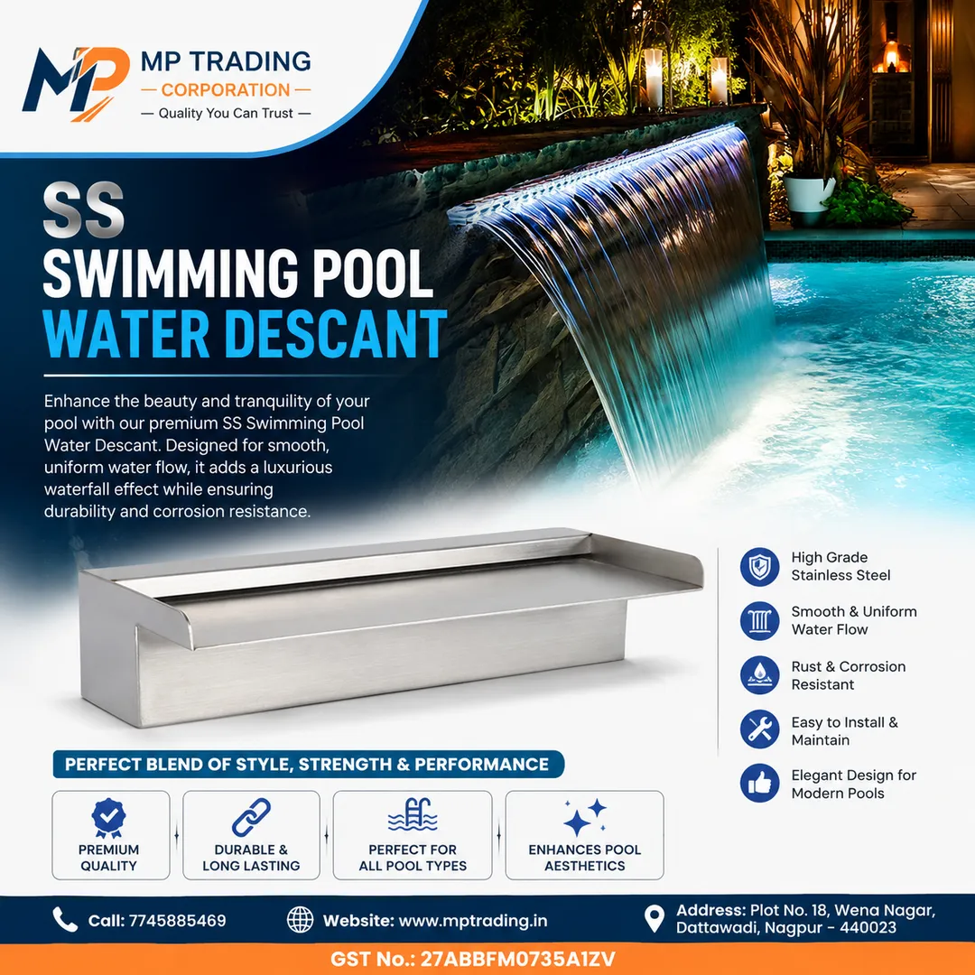 SS Swimming Pool Water Descent