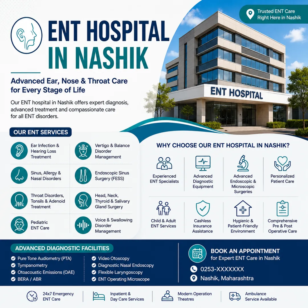 ENT Hospital in Nashik | Advanced Ear, Nose & Throat Care | Expert ENT Specialists