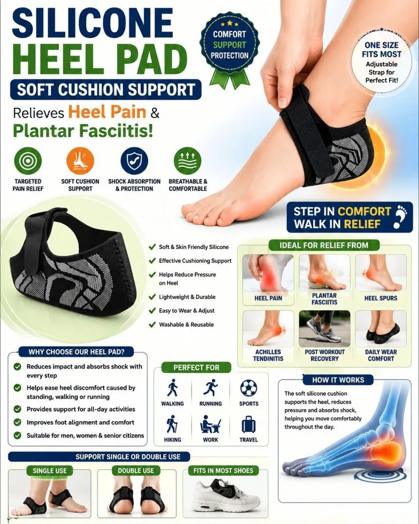 Silicon Heel Pad Available in Kalwa West