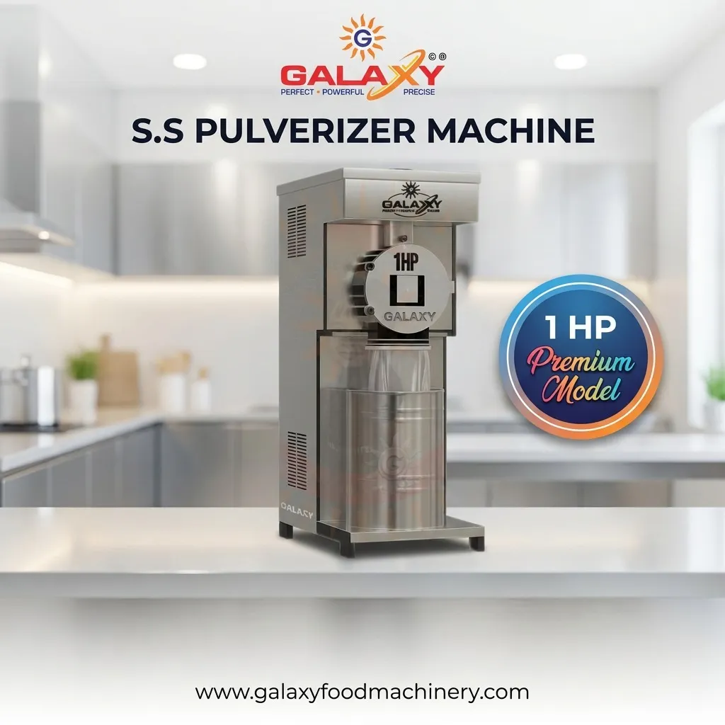SS Pulverizer Machine Dealer India | Authorised Dealer Support | Galaxy Food Machinery
