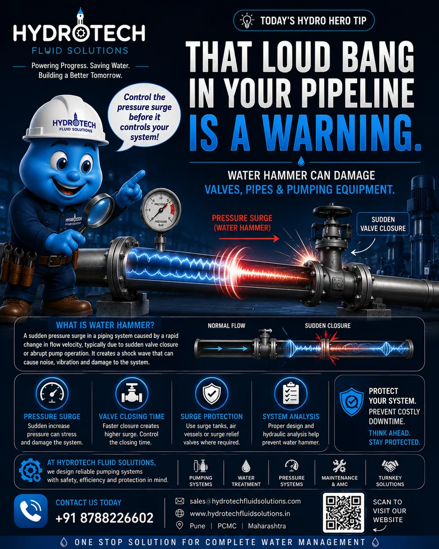 โ๏ธ๐ง Hydro Hero Technical Tip: Don't Ignore Water Hammer!