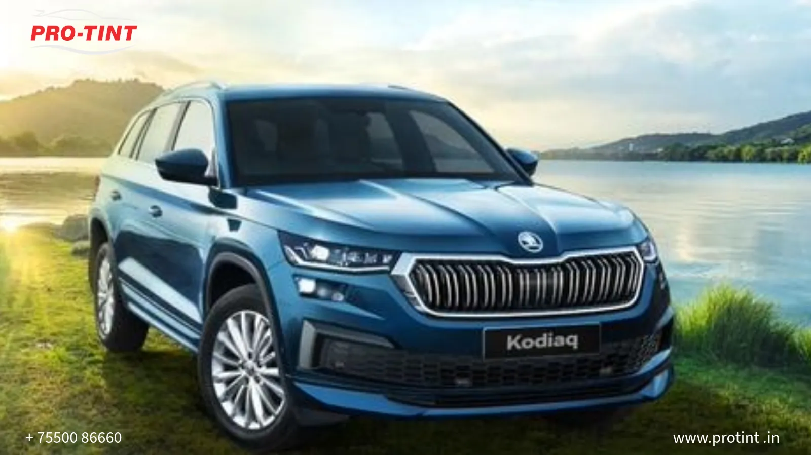 LUXURY QUALITY SUNFILM,ACCESSORIES,PPF,COATING FOR SKODA KODIAQ AT COIMBATORE PROTINT