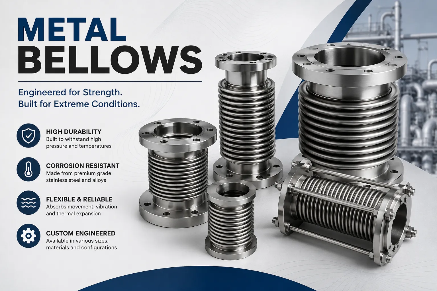 Metal Bellows in India | Precision Engineering for Dynamic Systems