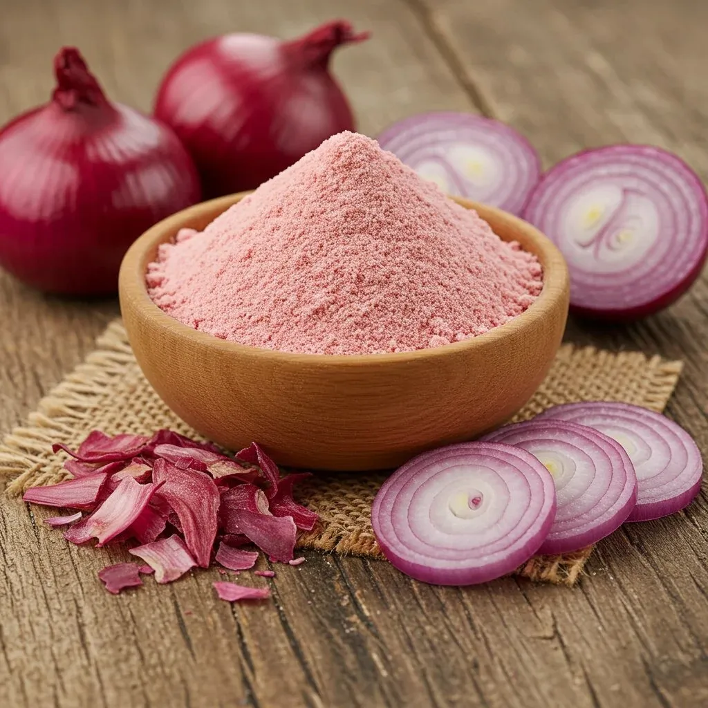 SS Overseas is a leading Dehydrated Pink Onion Powder Exporter from India