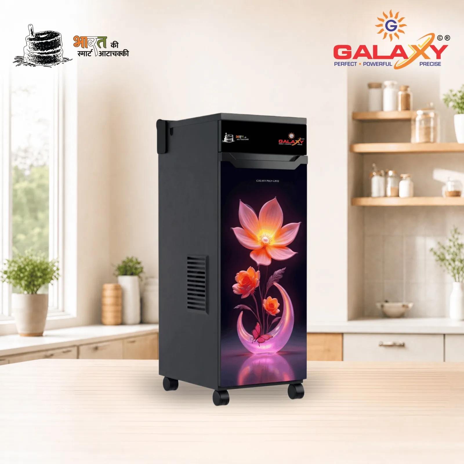 Energy Efficient Domestic Flour Mill | Low Power Consumption Flour Mill | Galaxy Flour Mill