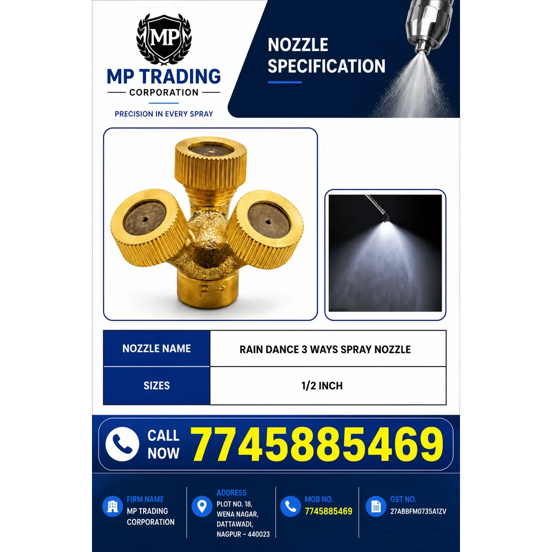 RAIN DANCE NOZZLE (3 WAY)