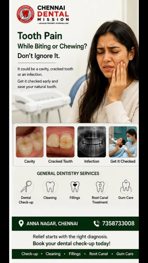 Why does my tooth hurt only when I bite?