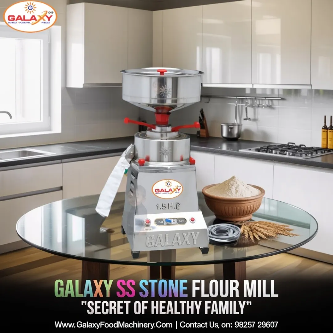 Domestic Flour Grinding Machine Manufacturer | Premium Home Flour Mill | Galaxy Flour Mill