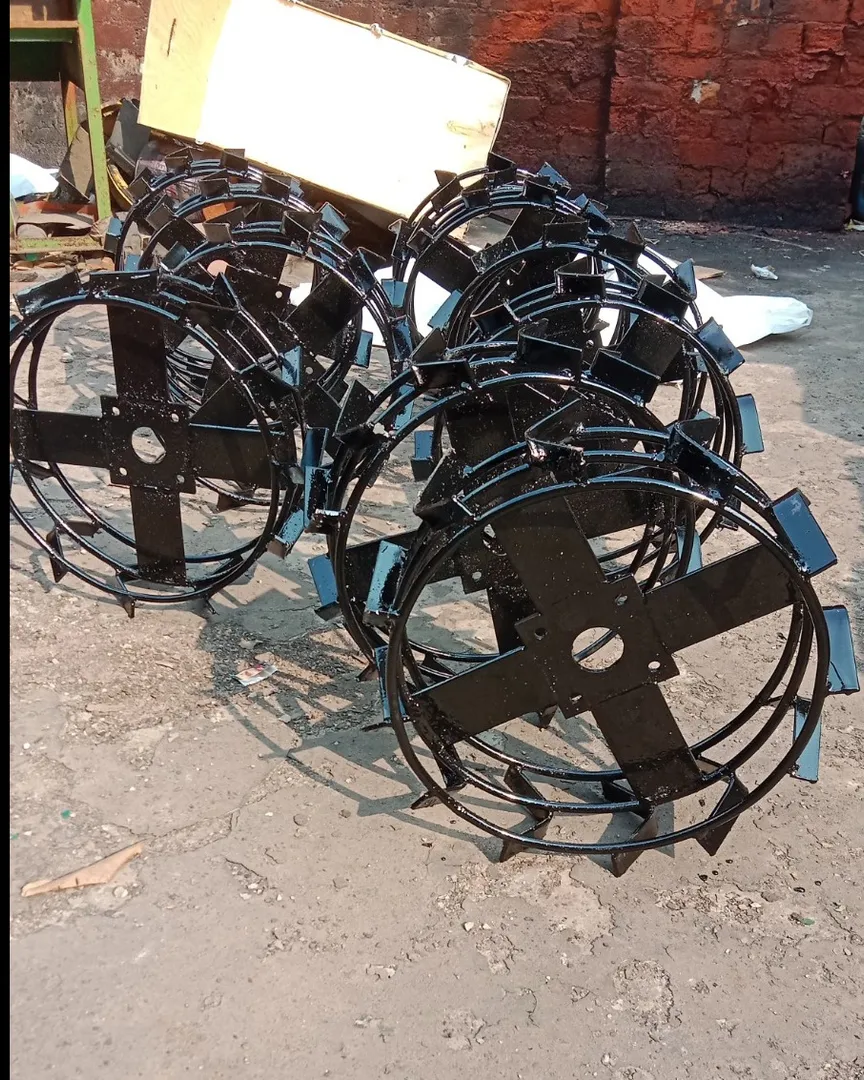 Iron Wheel / Cage Wheel Attachment for Power Weeder Manufacturer