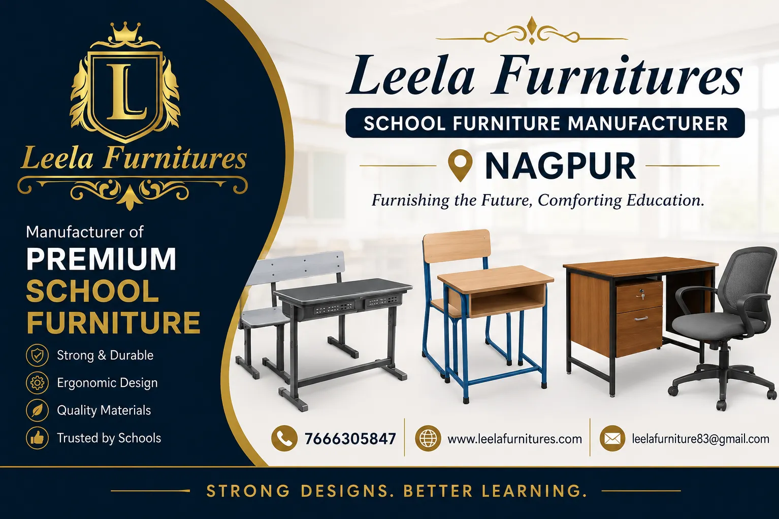 School Furniture Manufacturer in Nagpur – Leela Furnitures