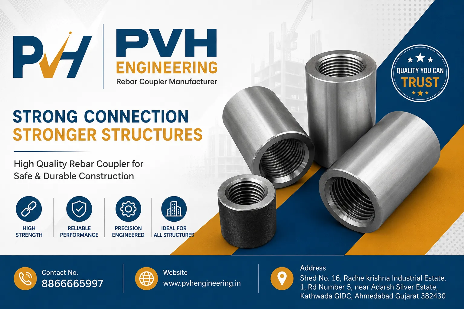 Mbt rebar coupler Manufacturer