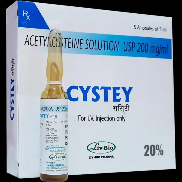 Acetylcysteine injection Exporter to Washington, USA, Zimbabwe,New zealand City Drug Exporters INDIA