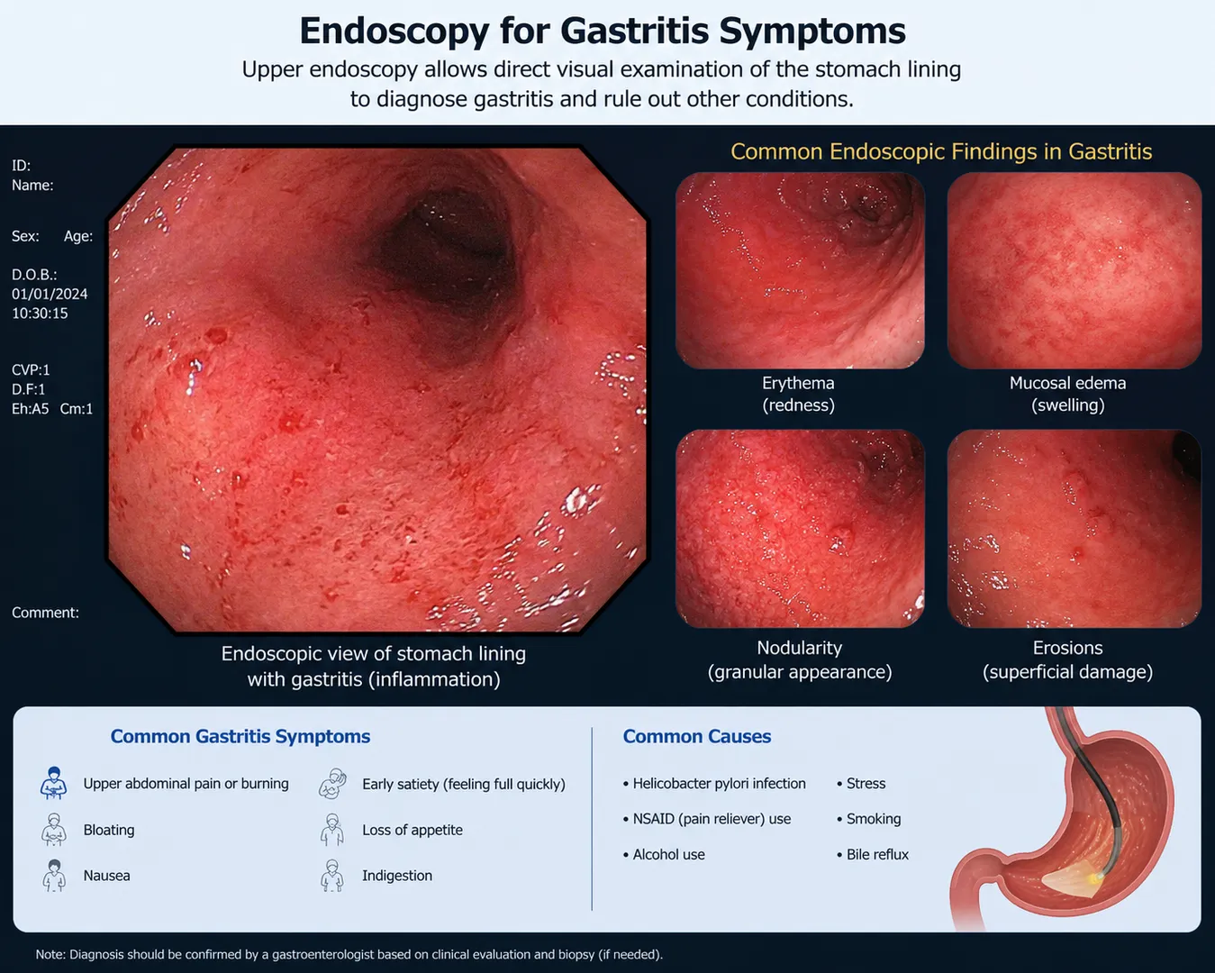 Endoscopy for Gastritis Symptoms in Vashi