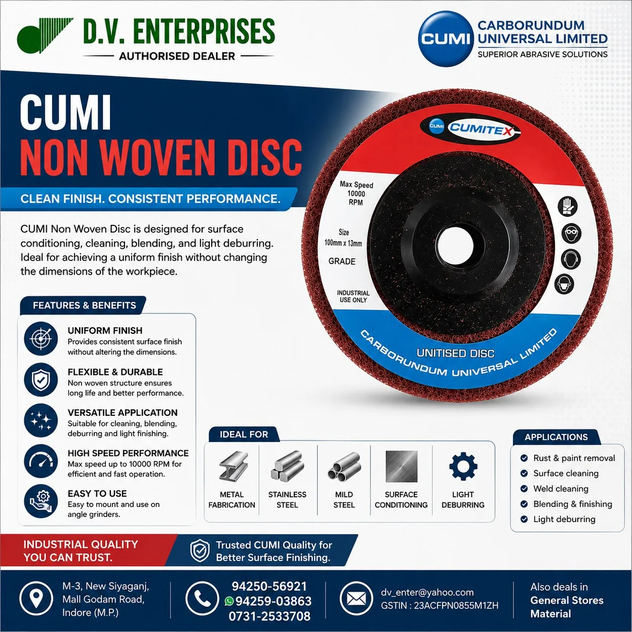 Carborundum Authorised Dealer
