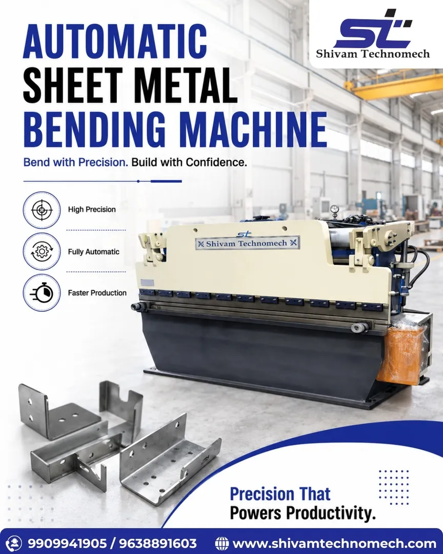Automatic Sheet Metal Bending Machine in Ahmedabad | SHIVAM TECHNOMECH