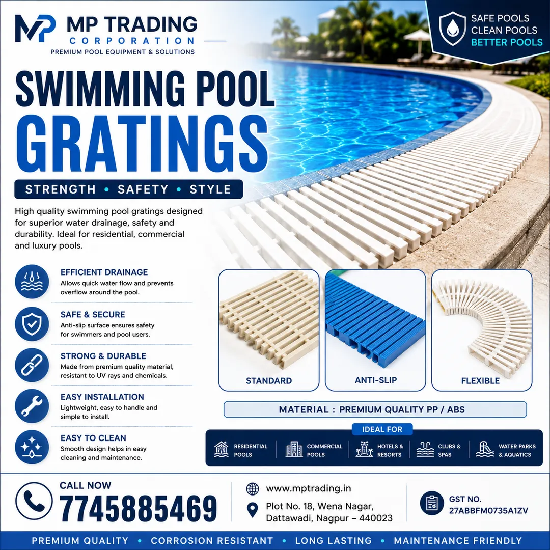 SWIMMING POOL GRATINGS