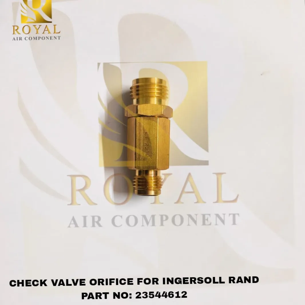 CHECK VALVE ORIFICE FOR INGERSOLL RAND
PART NO: 23544612