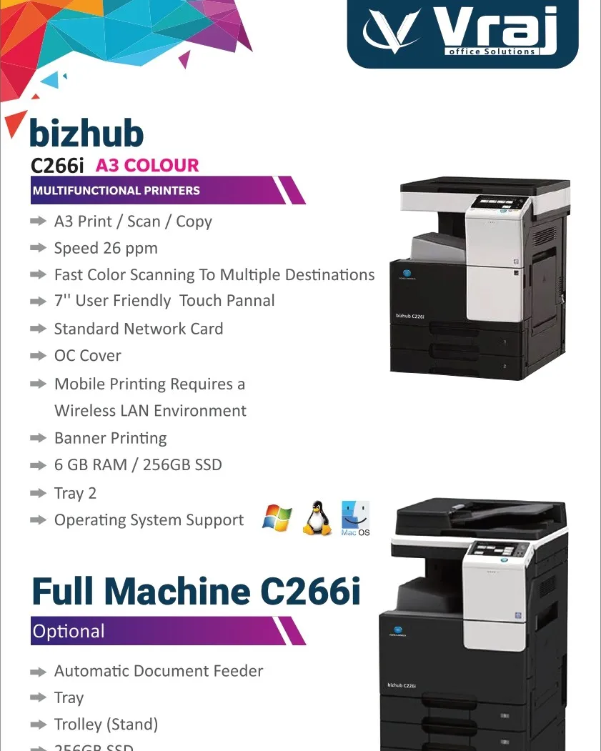 Konica Minolta C266i Dealer in Kutch