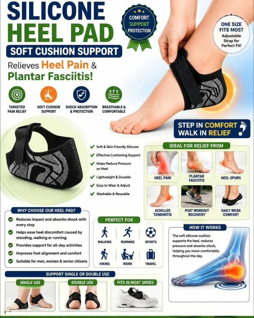 Silicon Heel Pad from Available in Kalwa West
