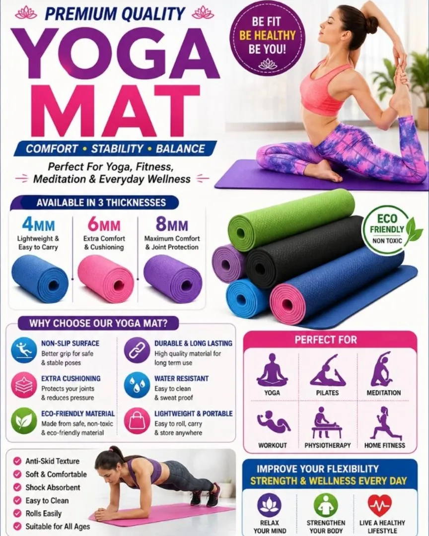 Yoga Mat – Wholesale Price Available in Kalwa West Thane