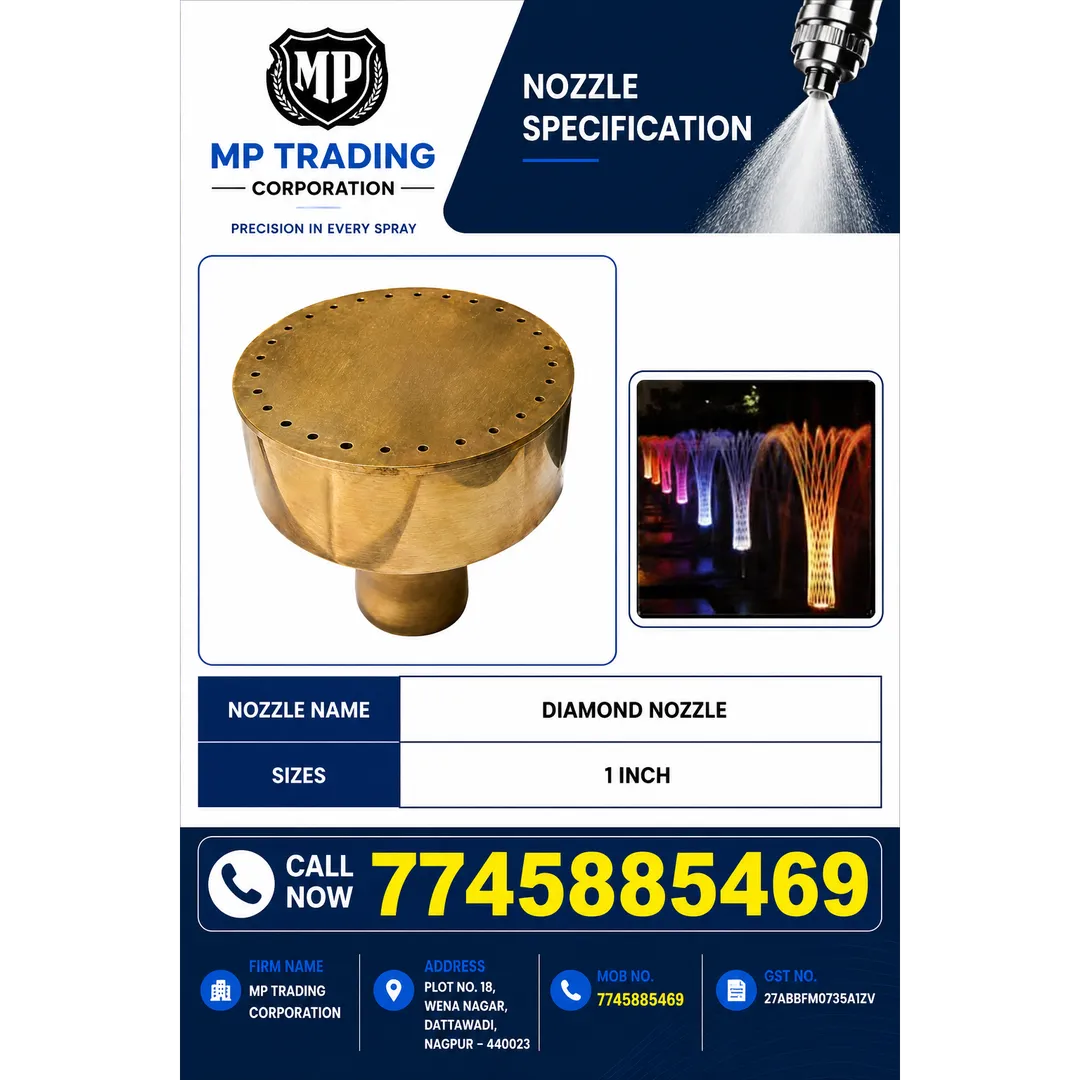 DIAMOND NOZZLE - MP TRADING CORPORATION