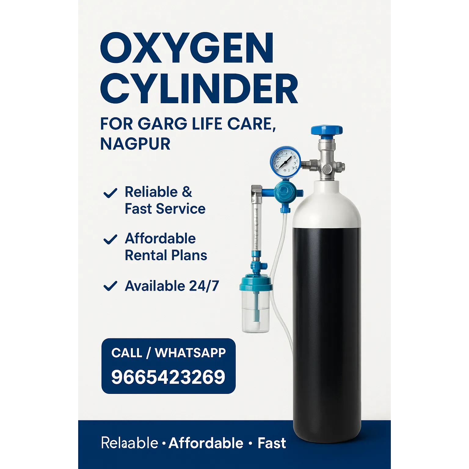 Oxygen Cylinder Rental Services in Nagpur – Garg Life Care